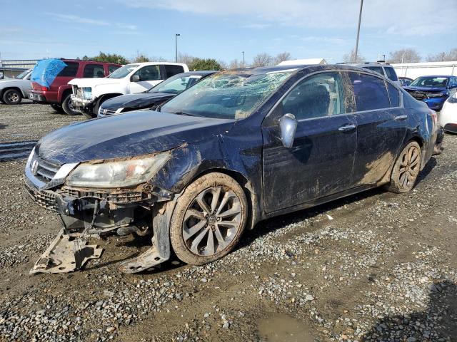 1HGCR2F51FA226442 - 2015 HONDA ACCORD SPORT BLUE photo 1