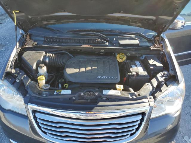 2C4RC1CG7GR200872 - 2016 CHRYSLER TOWN & COU TOURING L GRAY photo 12