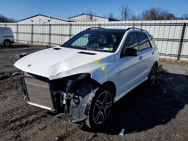 4JGDA6EB0HA957239 - 2017 MERCEDES-BENZ GLE 43 AMG WHITE photo 1