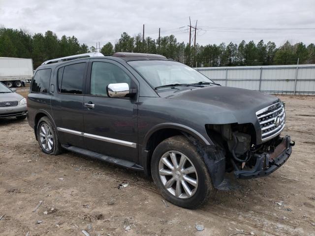 5N3AA08CX8N907887 - 2008 INFINITI QX56 GRAY photo 4