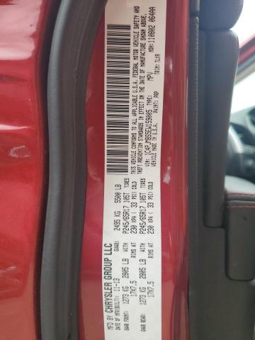 1C4PJMBS5EW159005 - 2014 JEEP CHEROKEE TRAILHAWK RED photo 13