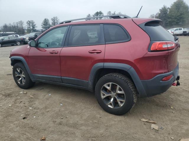 1C4PJMBS5EW159005 - 2014 JEEP CHEROKEE TRAILHAWK RED photo 2