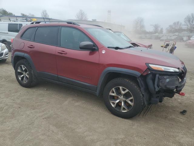 1C4PJMBS5EW159005 - 2014 JEEP CHEROKEE TRAILHAWK RED photo 4