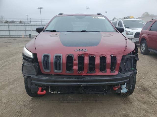 1C4PJMBS5EW159005 - 2014 JEEP CHEROKEE TRAILHAWK RED photo 5