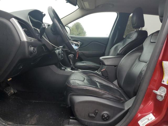 1C4PJMBS5EW159005 - 2014 JEEP CHEROKEE TRAILHAWK RED photo 7