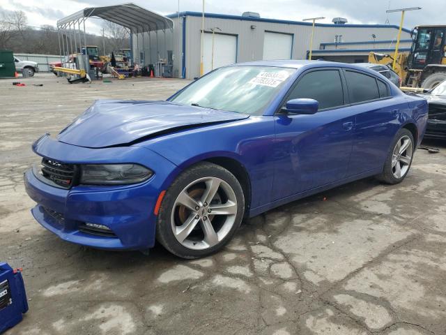 2C3CDXHG8JH221570 - 2018 DODGE CHARGER SXT PLUS BLUE photo 1