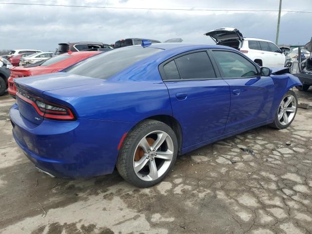 2C3CDXHG8JH221570 - 2018 DODGE CHARGER SXT PLUS BLUE photo 3