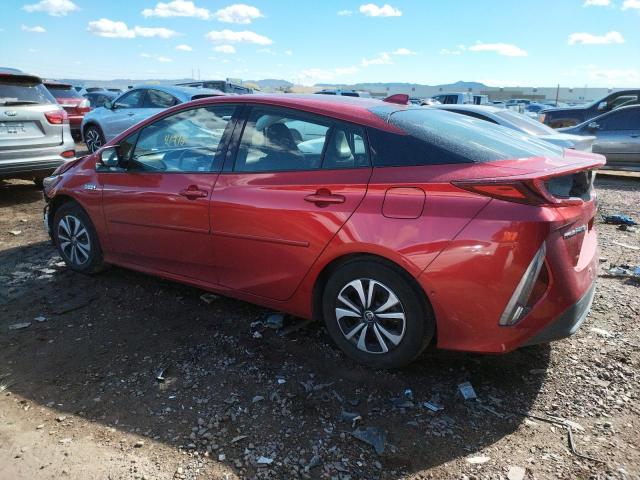 JTDKARFP0H3061664 - 2017 TOYOTA PRIUS PRIM RED photo 2