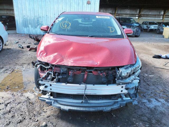 JTDKARFP0H3061664 - 2017 TOYOTA PRIUS PRIM RED photo 5