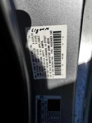 1HGCT1B82DA017445 - 2013 HONDA ACCORD EXL SILVER photo 12