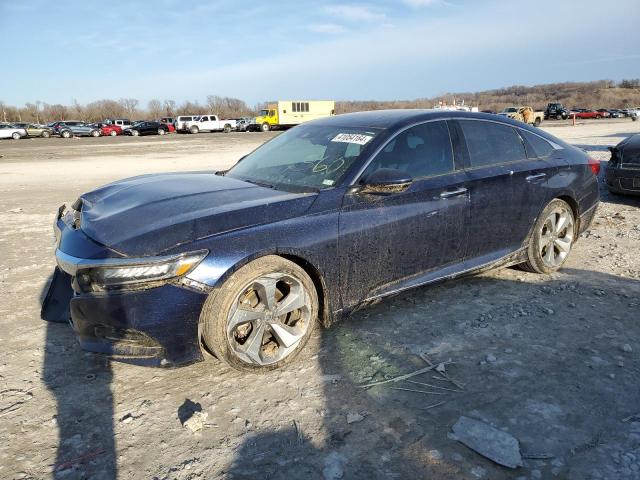 1HGCV2F99JA041756 - 2018 HONDA ACCORD TOURING BLUE photo 1