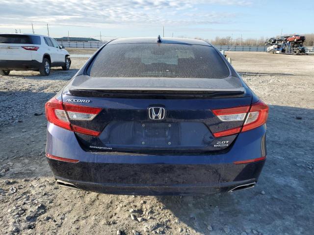 1HGCV2F99JA041756 - 2018 HONDA ACCORD TOURING BLUE photo 6