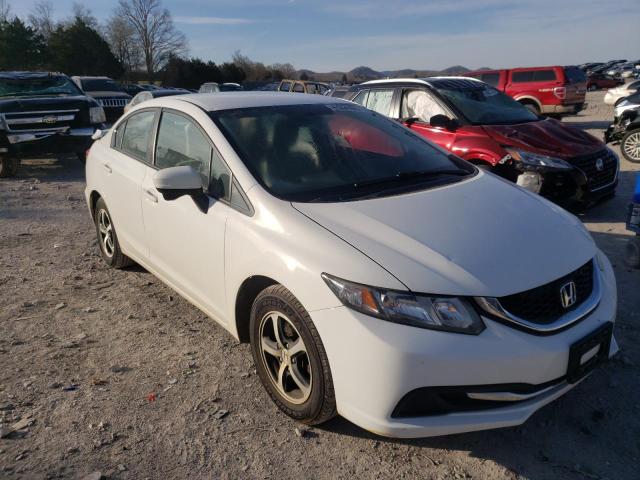 2HGFB2F77FH550967 - 2015 HONDA CIVIC SE WHITE photo 1