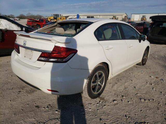 2HGFB2F77FH550967 - 2015 HONDA CIVIC SE WHITE photo 4