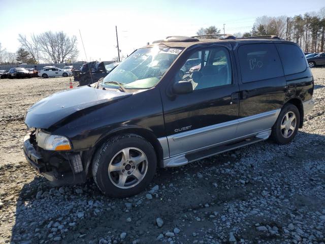 4N2XN11T6YD820678 - 2000 NISSAN QUEST SE BLACK photo 1