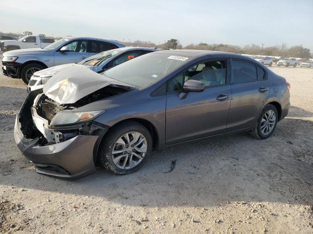 2HGFB2F83EH543019 - 2014 HONDA CIVIC EX GRAY photo 1