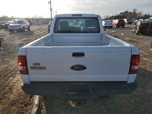 1FTKR1AD3APA66301 - 2010 FORD RANGER WHITE photo 6