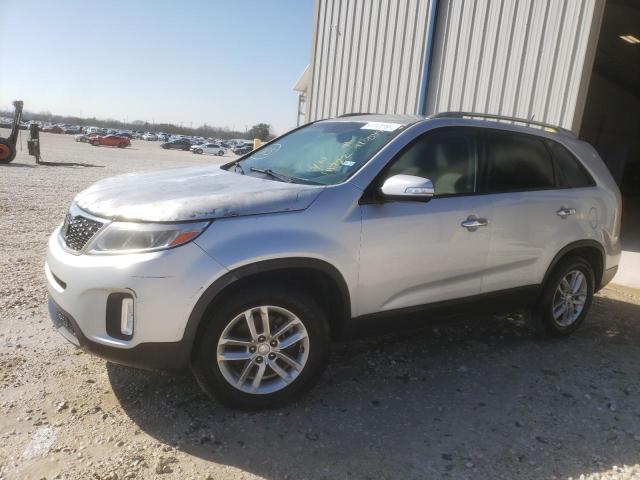 5XYKT4A61FG583692 - 2015 KIA SORENTO LX SILVER photo 1