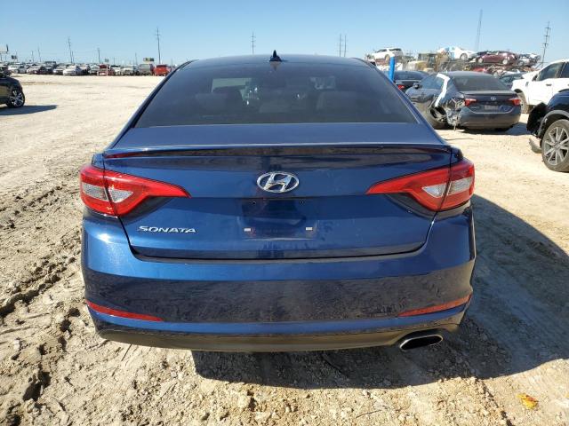 5NPE24AF6GH304957 - 2016 HYUNDAI SONATA SE BLUE photo 6