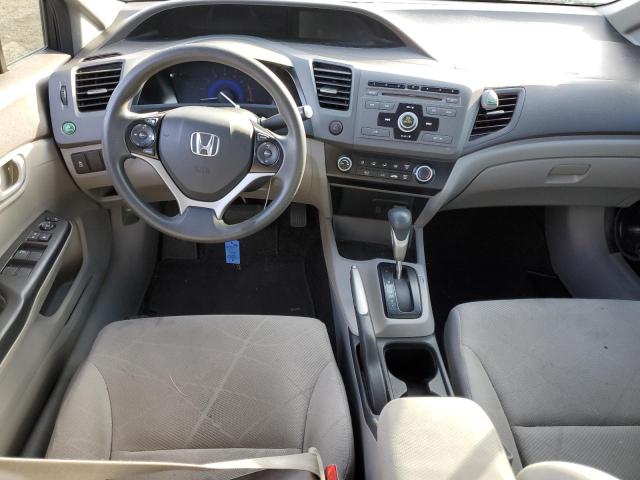 2HGFB2F53CH584107 - 2012 HONDA CIVIC LX GRAY photo 8