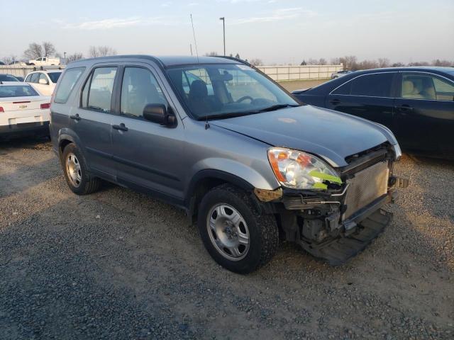 JHLRD78506C017847 - 2006 HONDA CR-V LX GRAY photo 4