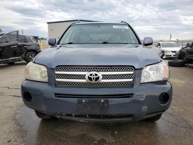 JTEEW21A460016262 - 2006 TOYOTA HIGHLANDER HYBRID BLUE photo 5