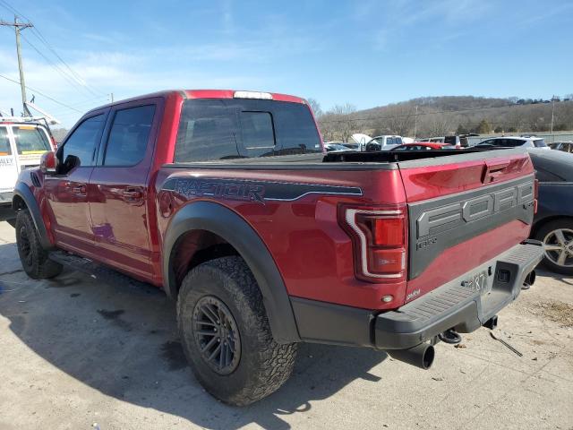 1FTFW1RGXKFC24777 - 2019 FORD F150 RAPTOR RED photo 2