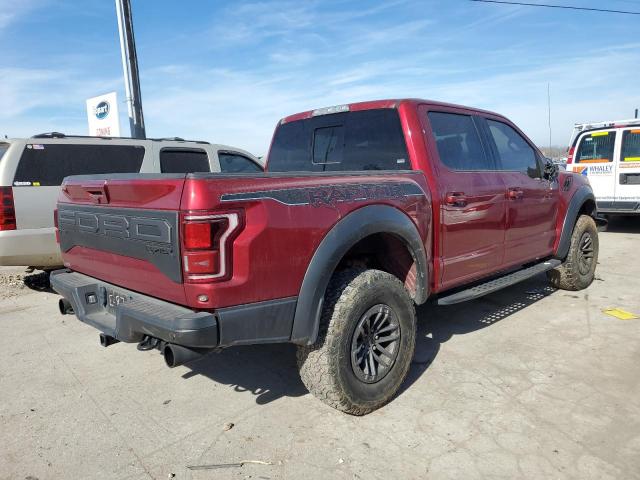 1FTFW1RGXKFC24777 - 2019 FORD F150 RAPTOR RED photo 3
