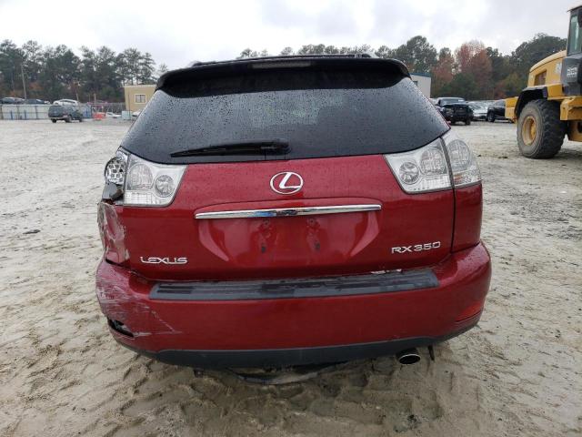 2T2GK31U79C068581 - 2009 LEXUS RX 350 RED photo 6