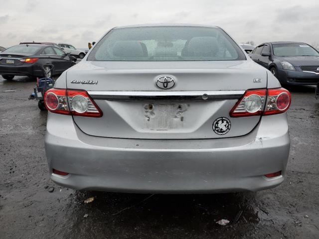 2T1BU4EE1CC794848 - 2012 TOYOTA CORROLLA BASE SILVER photo 6