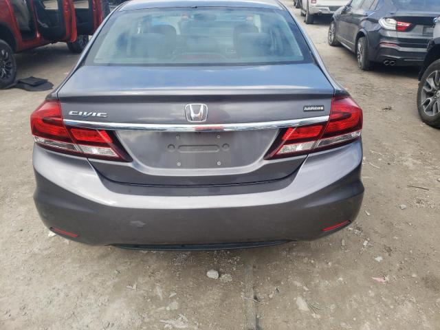 19XFB2F54FE070457 - 2015 HONDA CIVIC LX GRAY photo 6