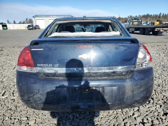 2G1WT58N681219181 - 2008 CHEVROLET IMPALA LT BLUE photo 6