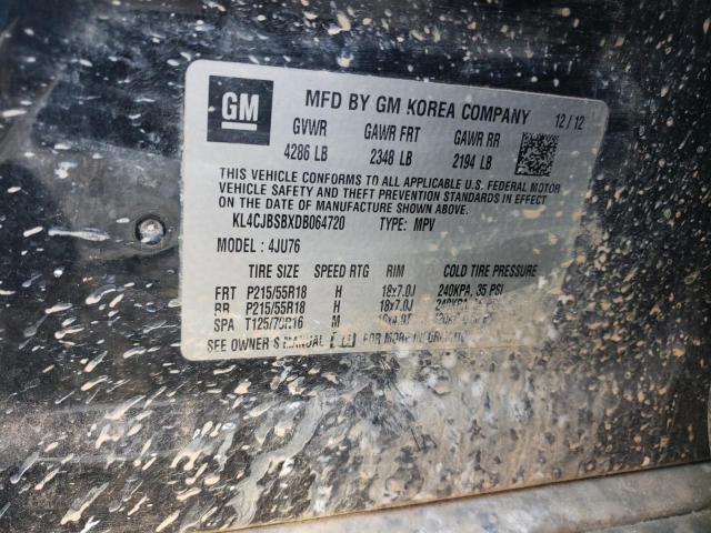 KL4CJBSBXDB064720 - 2013 BUICK ENCORE CONVENIENCE 黑色 照片 13