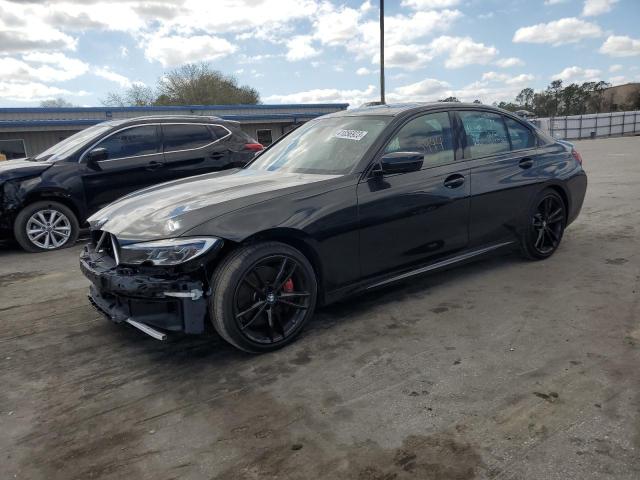 3MW5U7J07M8C01517 - 2021 BMW M340I BLACK photo 1