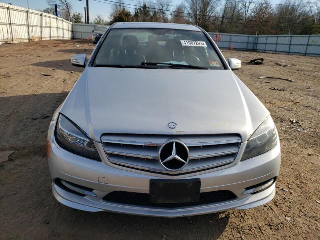 WDDGF8BB9BR162546 - 2011 MERCEDES-BENZ C 300 4MAT SILVER photo 5