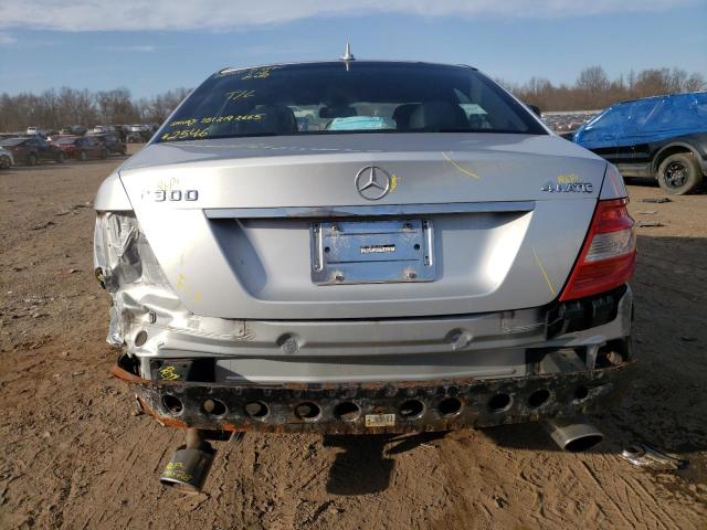 WDDGF8BB9BR162546 - 2011 MERCEDES-BENZ C 300 4MAT SILVER photo 6