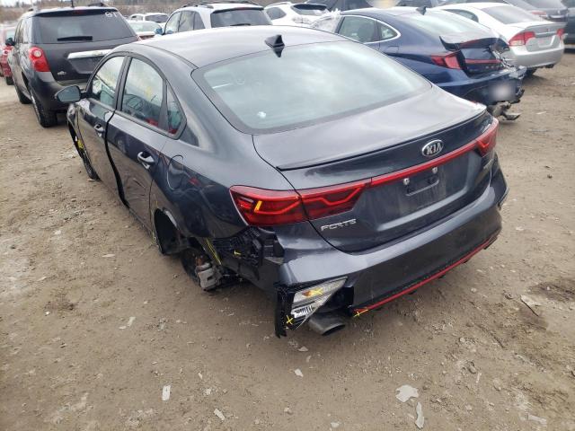 3KPF44AC9ME367264 - 2021 KIA FORTE GT GRAY photo 2