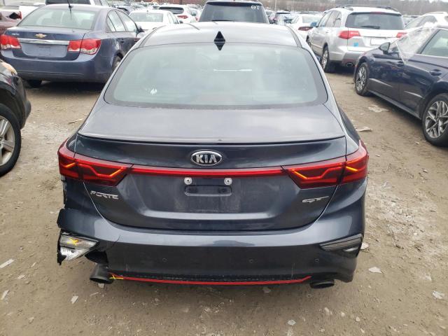 3KPF44AC9ME367264 - 2021 KIA FORTE GT GRAY photo 6