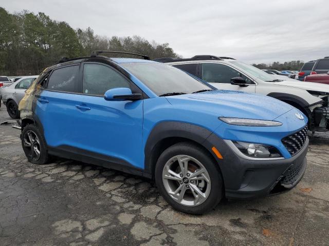 KM8K62AB2NU789010 - 2022 HYUNDAI KONA SEL BLUE photo 4