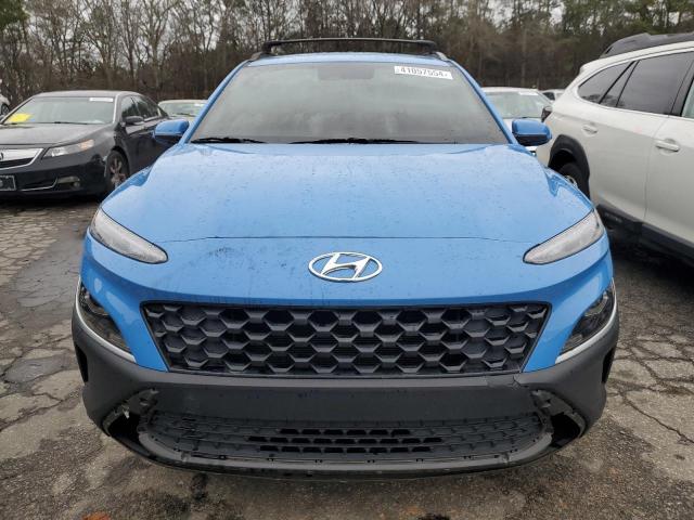 KM8K62AB2NU789010 - 2022 HYUNDAI KONA SEL BLUE photo 5