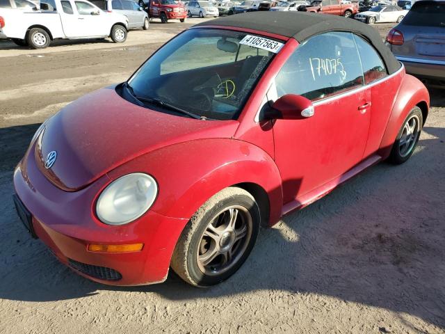 3VWRF31Y96M314521 - 2006 VOLKSWAGEN NEW BEETLE CONVERTIBLE OPTION PACKAGE 1 RED photo 1