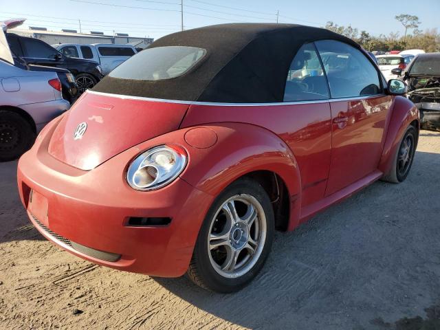 3VWRF31Y96M314521 - 2006 VOLKSWAGEN NEW BEETLE CONVERTIBLE OPTION PACKAGE 1 RED photo 3