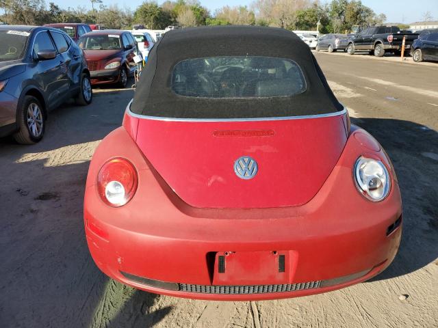 3VWRF31Y96M314521 - 2006 VOLKSWAGEN NEW BEETLE CONVERTIBLE OPTION PACKAGE 1 RED photo 6
