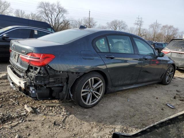 WBA7F2C36HG423342 - 2017 BMW 750 XI BLUE photo 3