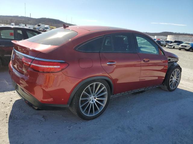 4JGED6EB6KA155426 - 2019 MERCEDES-BENZ GLE COUPE 43 AMG RED photo 3