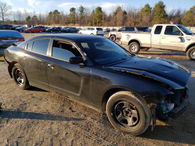 2C3CDXAT7DH684795 - 2013 DODGE CHARGER POLICE BLACK photo 4