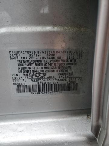 3N1AB7AP8GY277730 - 2016 NISSAN SENTRA S SILVER photo 12