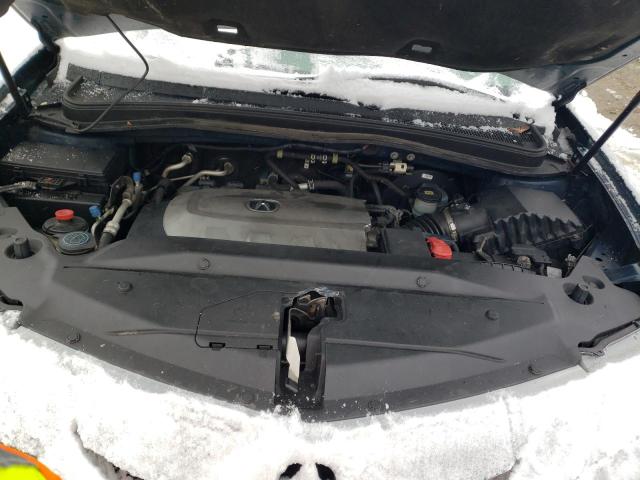 2HNYD2H40BH517107 - 2011 ACURA MDX TECHNOLOGY 蓝色 照片 11