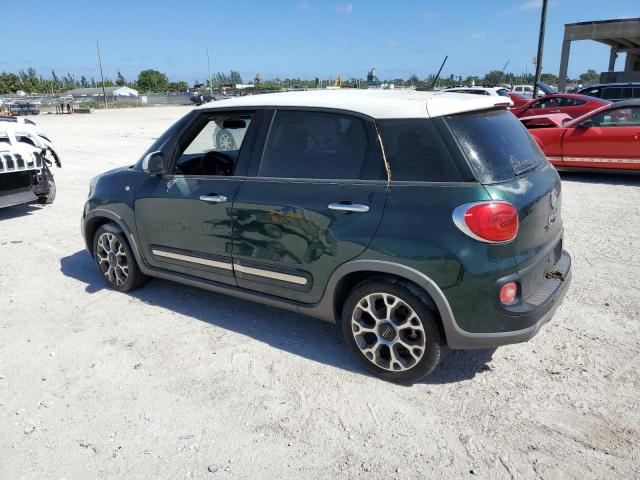 ZFBCFADHXEZ016780 - 2014 FIAT 500L TREKKING GREEN photo 2