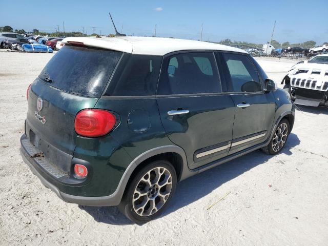 ZFBCFADHXEZ016780 - 2014 FIAT 500L TREKKING GREEN photo 3